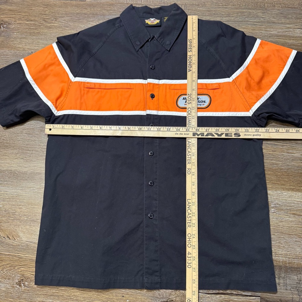 Vintage Harley Davidson Biker Button Up Shirt - Picture 4 of 5